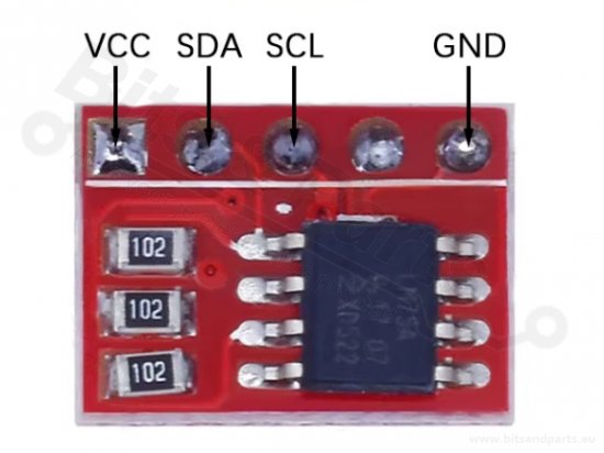 Temperature sensor I2C LM75A for Raspberry Pi